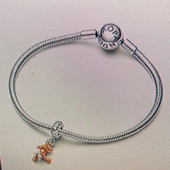 Pandora Orange and Silver Tiger Charm - Picture 2 of 3